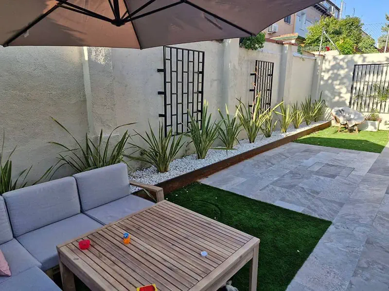 Reforma de jardín en una vivienda unifamiliar de Aravaca